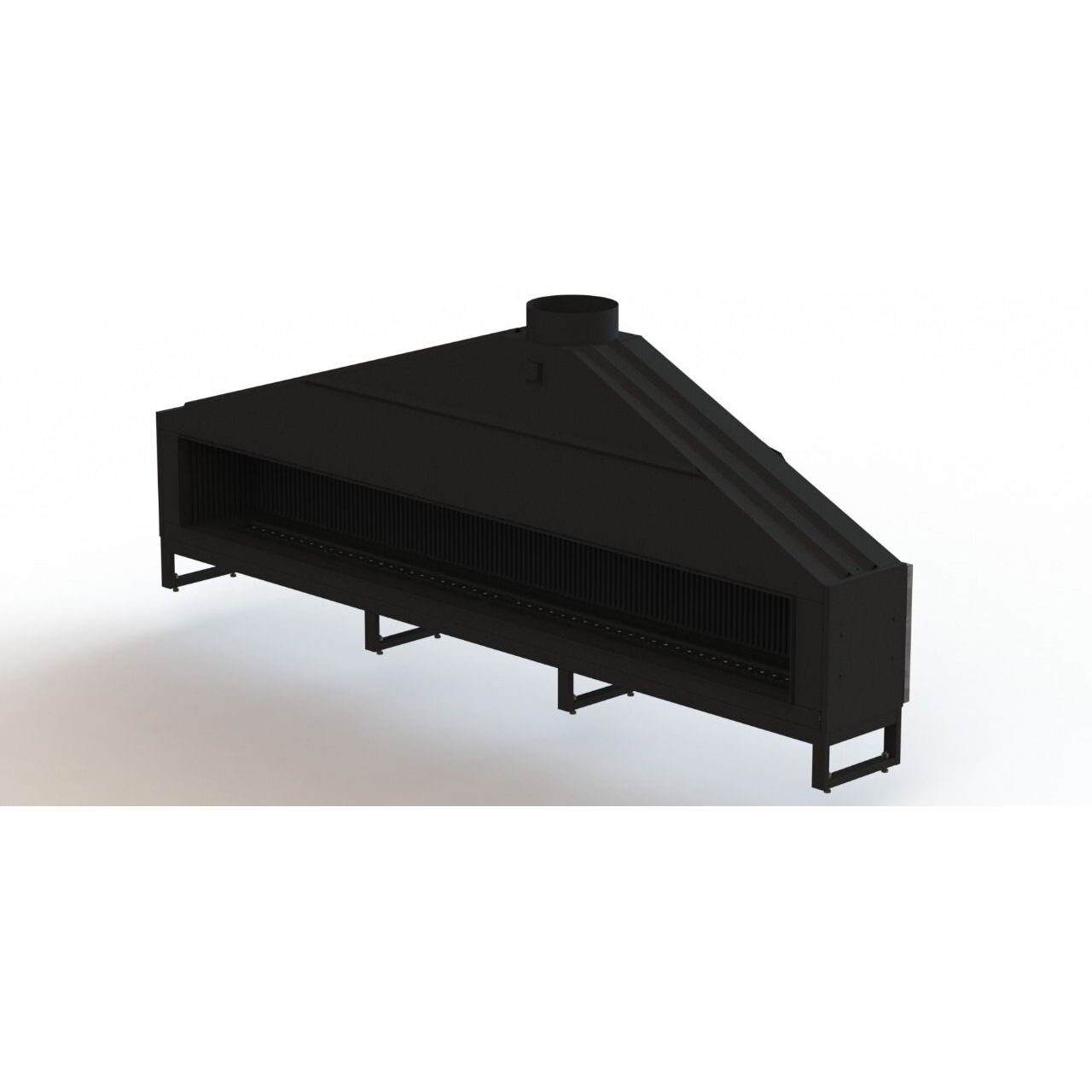 Газовый камин Milafire MF 2500/60 фронтальный 