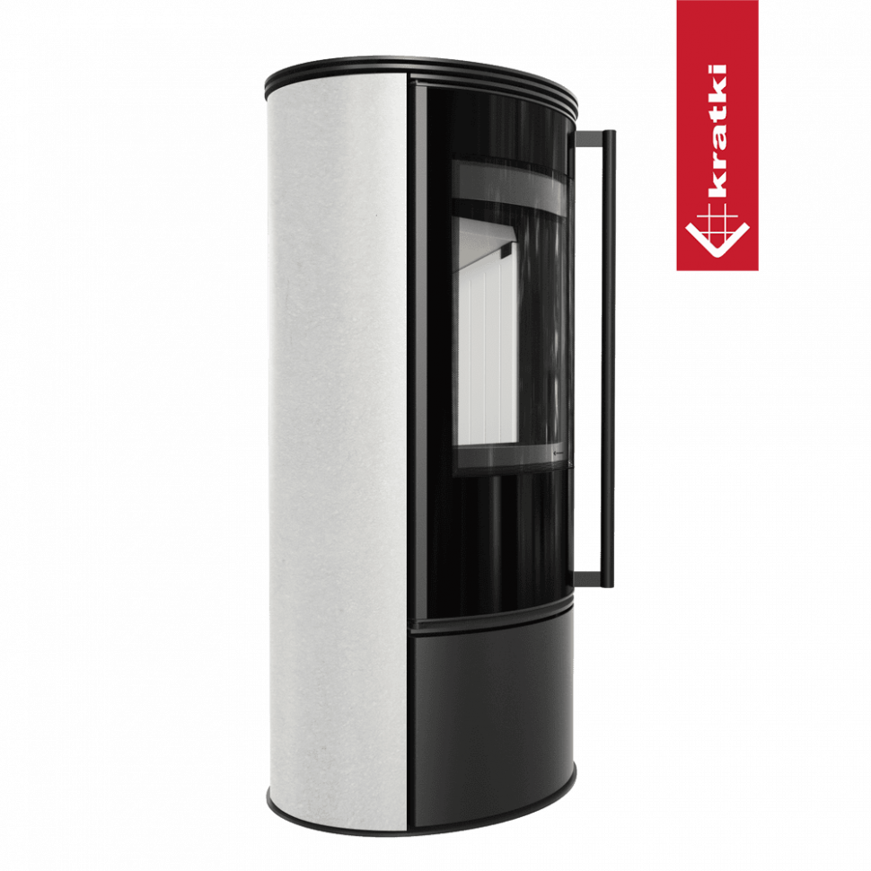 Печь Kratki PRO ERIK WHITE SATIN 