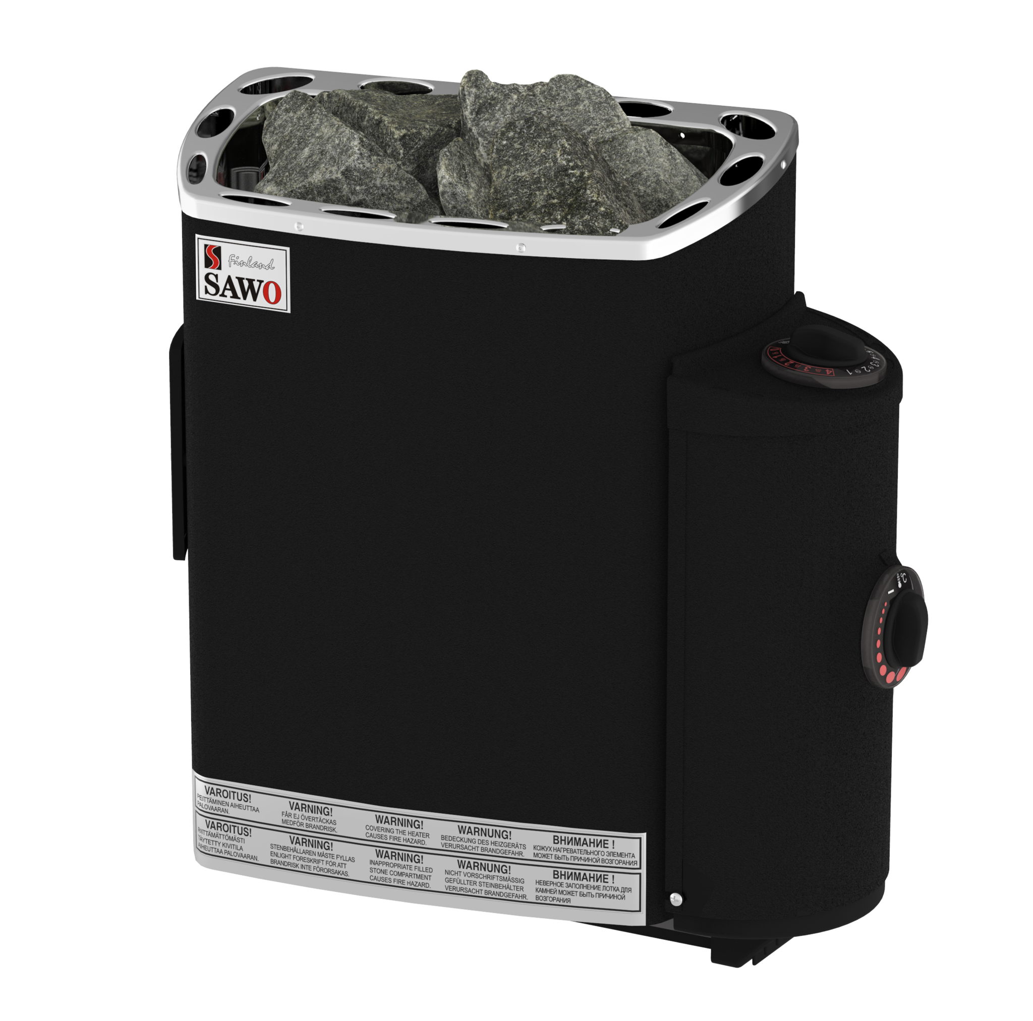 SAWO Электрическая печь серии FIBER COATED, MINI : с термоизоляционным покрытием, высокие, 3 кВт, MN-30NB-PF 