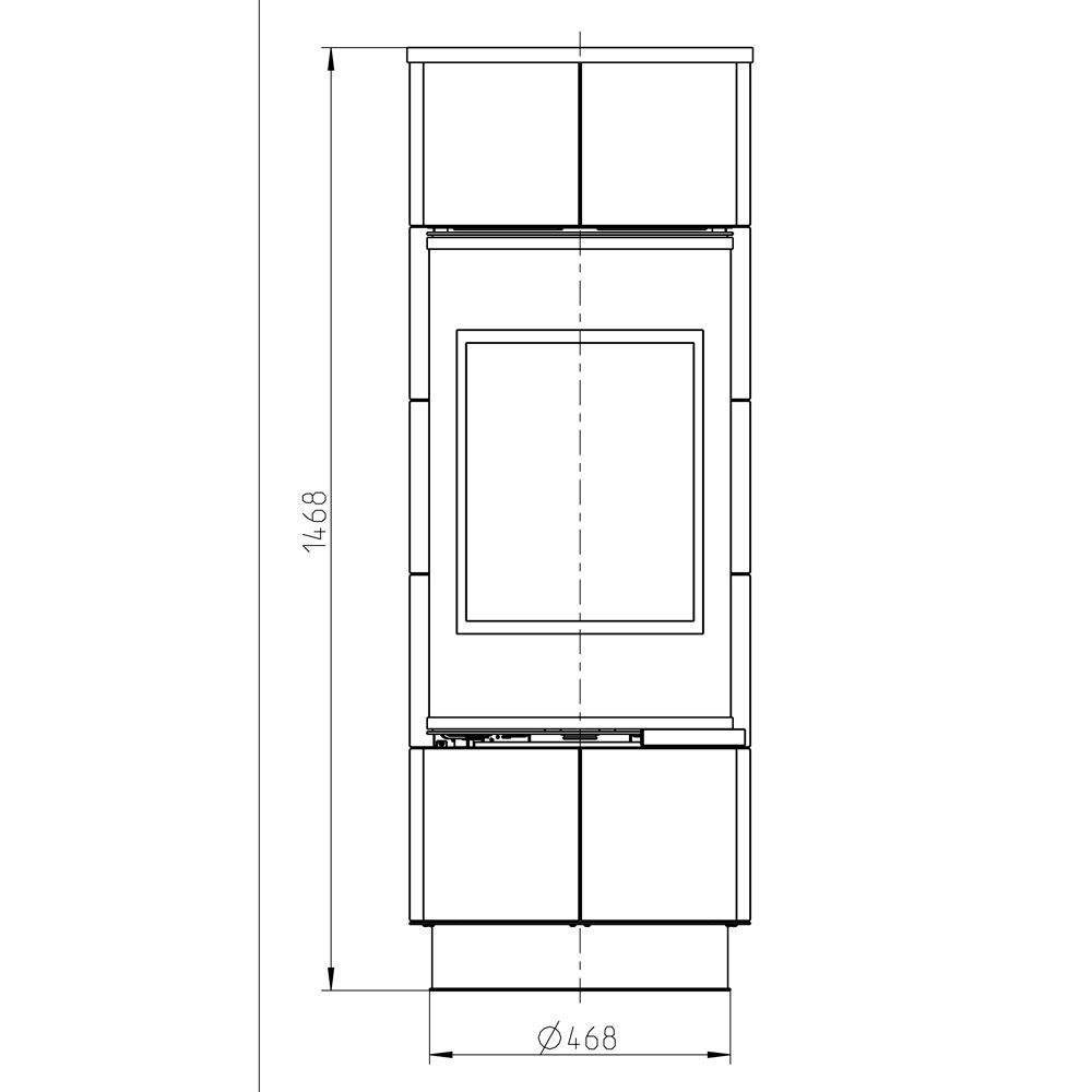 Печь ATIKA STANDARD CERAMIC, с аккумулирующими камнями (Thorma) 