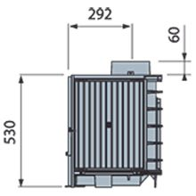Каминная топка LCI 007 GF Flat top (Liseo Castiron) 