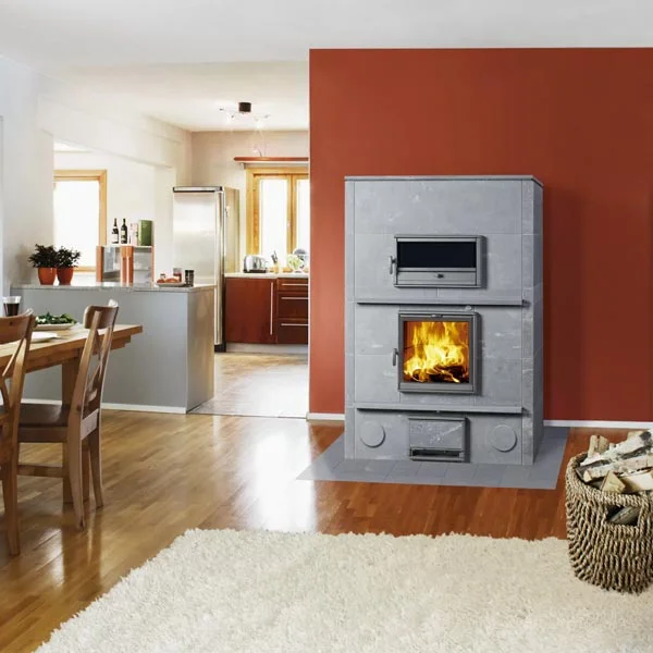 Дровяная печь с духовкой TLU 2450 Tulikivi 