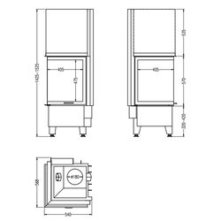 Каминная топка Hark Radiante 500/57 H ECOplus T1 