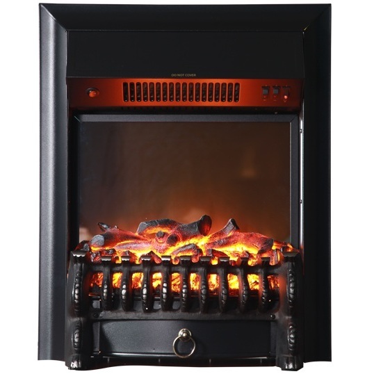 Очаг для электрокамина Inter Flame Fobos GLS /Фобос/ Black / Brass 