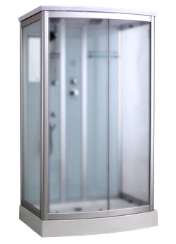 Timo Standart T-6615 Silver Fabric душевая кабина (120*90*220) 