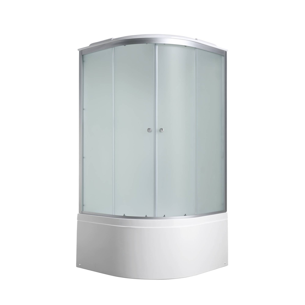 Душевая кабина AvaCan C5090 78325, 90 x 90 см, с крышей, поддон высокий, стекло матовое, профиль хром 