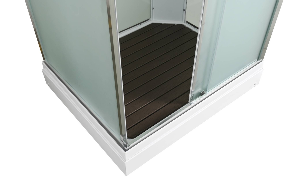 Душевая кабина Avacan KD2911 78220, 110 х 90 см, с крышей, поддон низкий, стекло матовое, профиль хром 