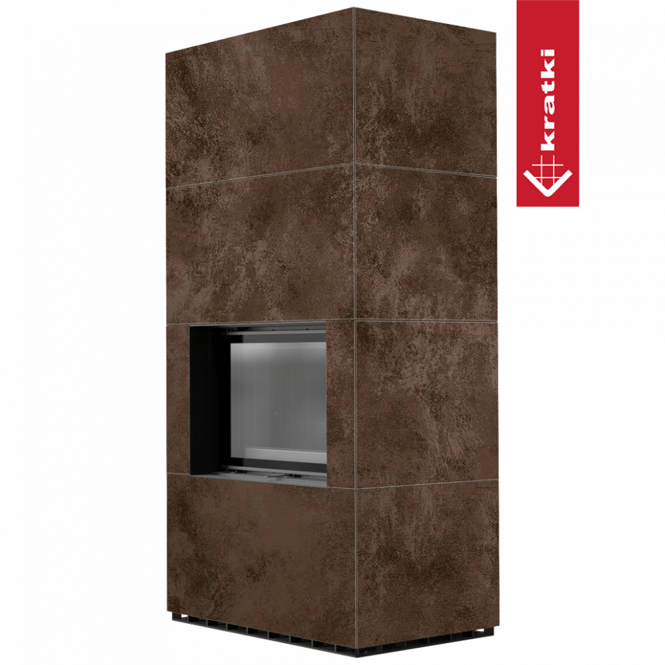 Каминокомплект Kratki PRO FLOKI OXIDE MORO 