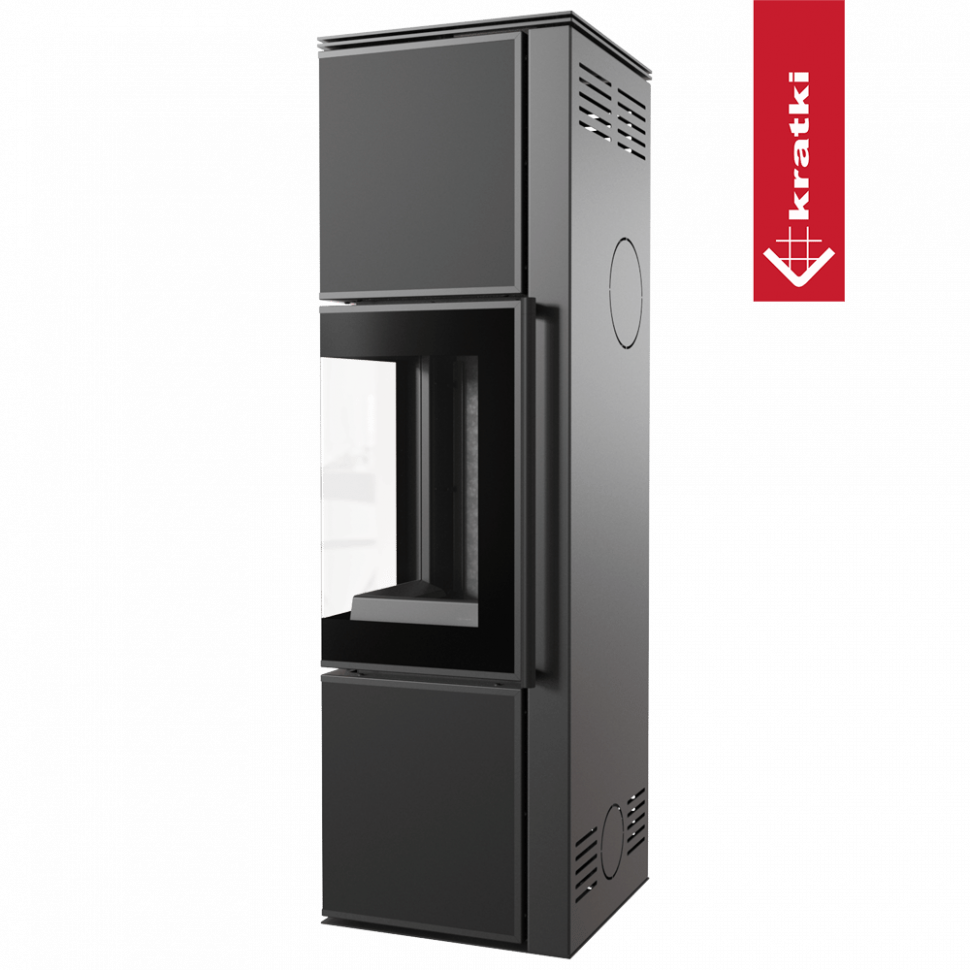 Печь Kratki PRO TORA/M 8 кВт Nero Assoluto 