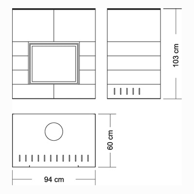 Облицовка EdilKamin QUADRO 