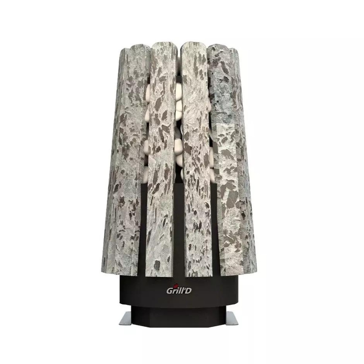 Дровяная печь для бани Grill’D Cometa Vega 450 Short Max Stone (Серпентинит) 