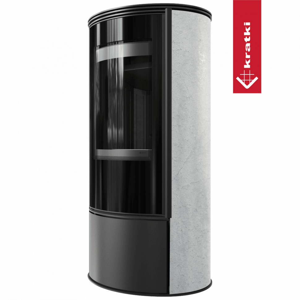 Печь Kratki PRO ERIK WHITE NATURAL 