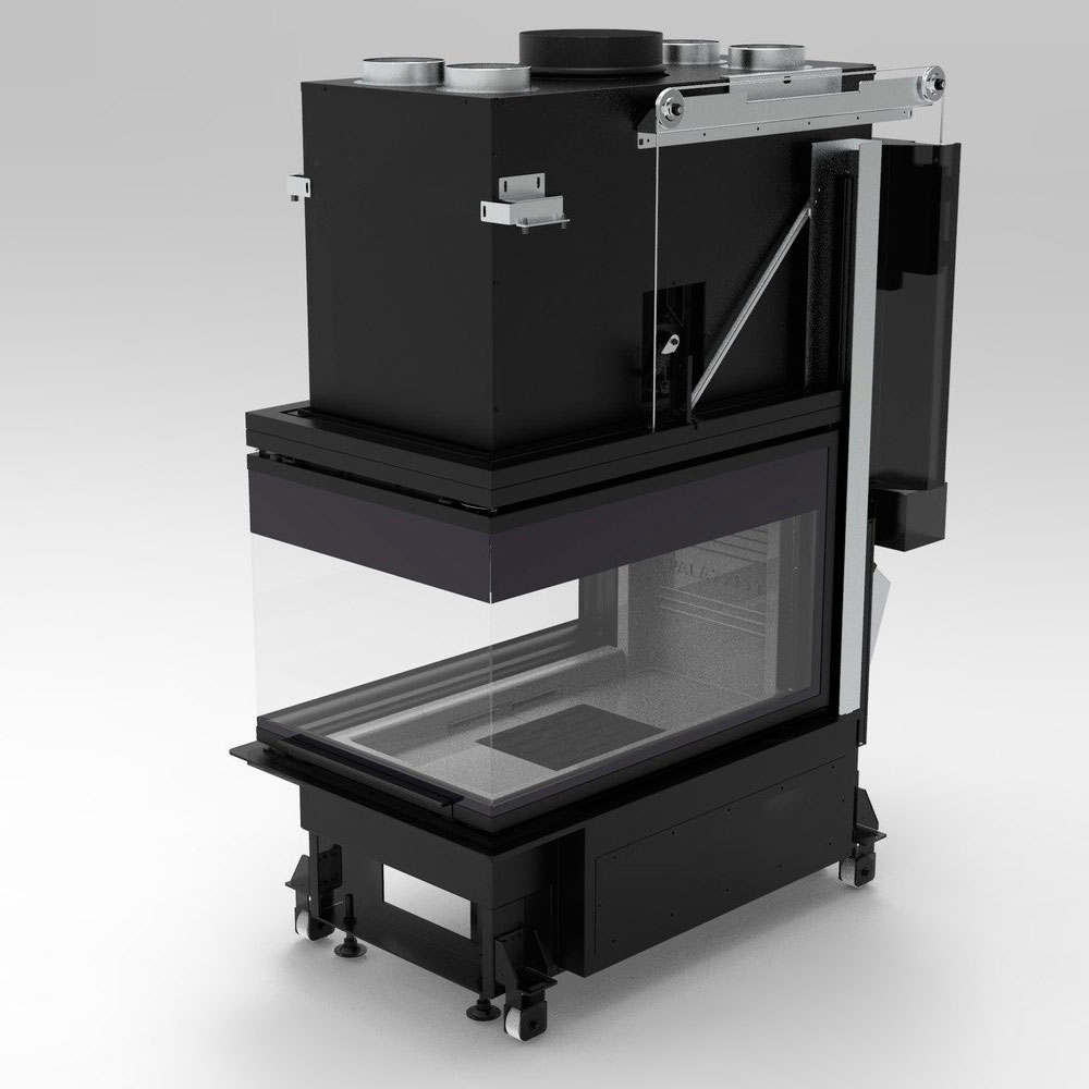 Каминная топка Palazzetti Ecomonoblocco WT 60 3D N16 