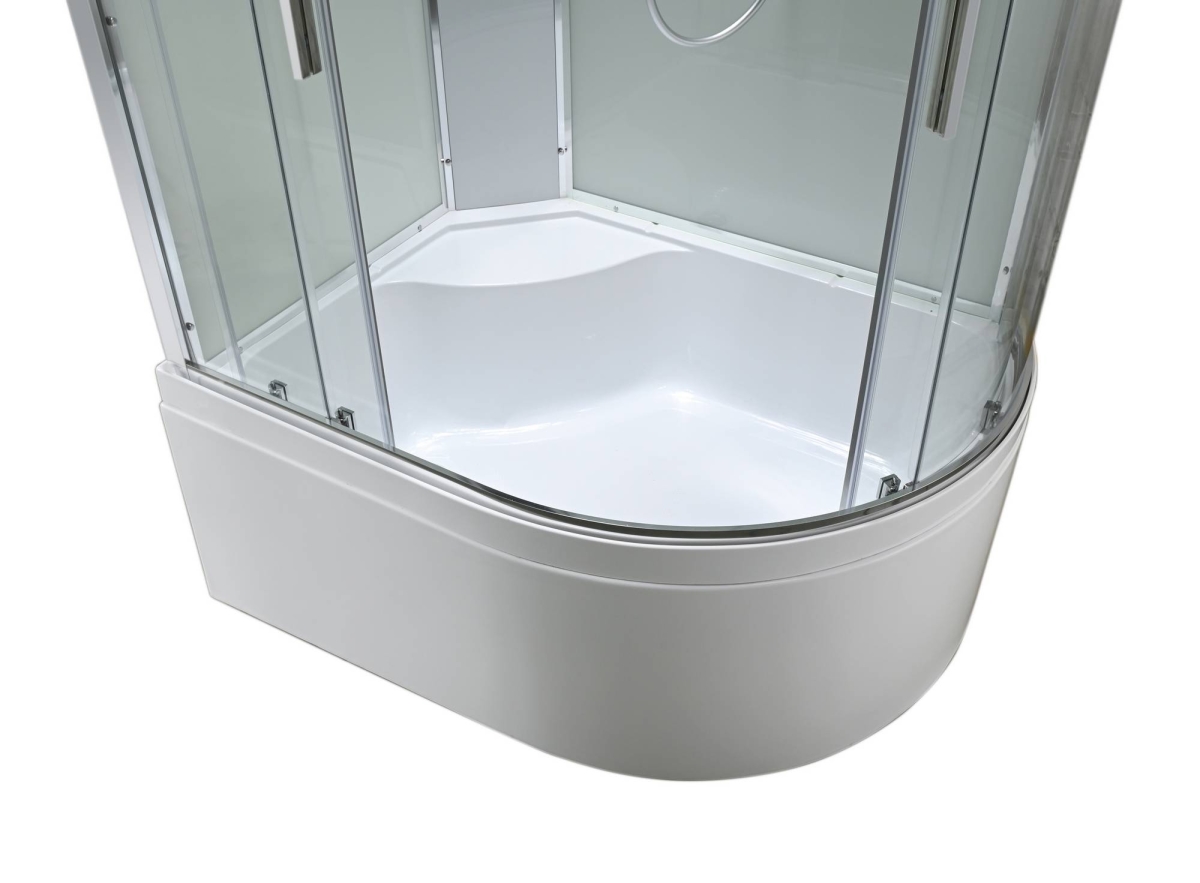 Душевая кабина AvaCan EM5812LT/EM5812RT 78199/78193, 120 x 80 см, с крышей, поддон высокий, левая/правая, стекло прозрачное, профиль хром 