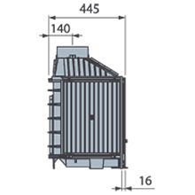 Каминная топка LCI 7 GF (Liseo Castiron) 
