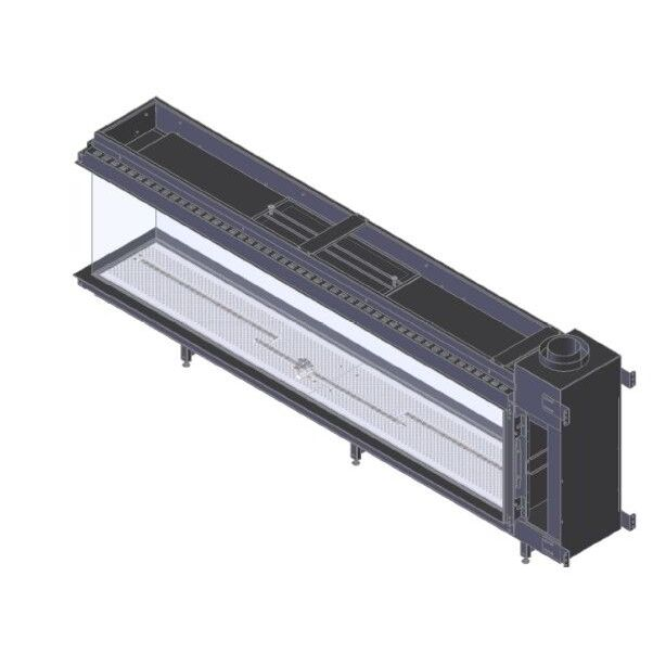 Газовый камин Milafire MFP 2000 полуостров 