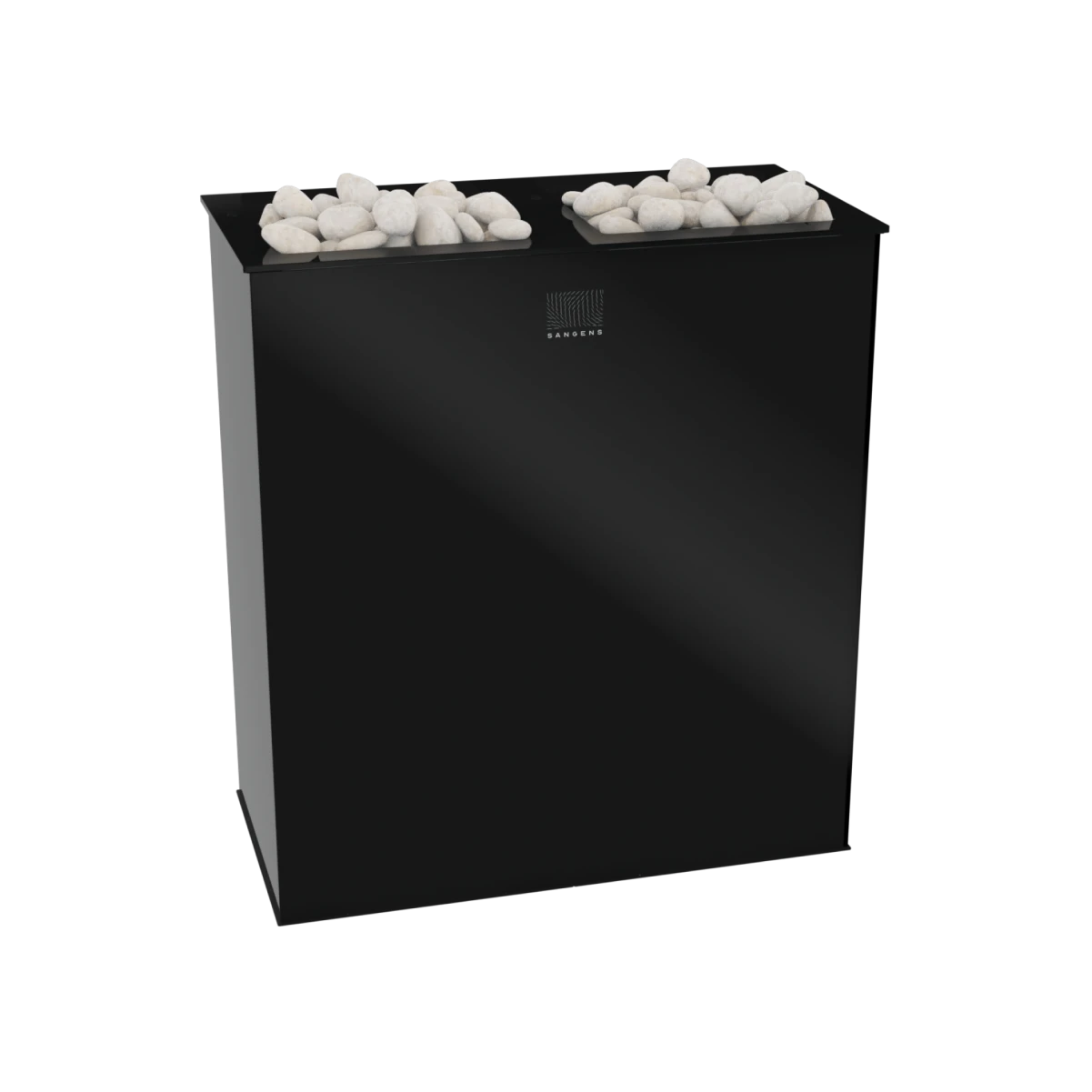 Электрическая печь для бани и сауны Sangens W40G Glass Black (Сангенс В40С Стекло черное) 