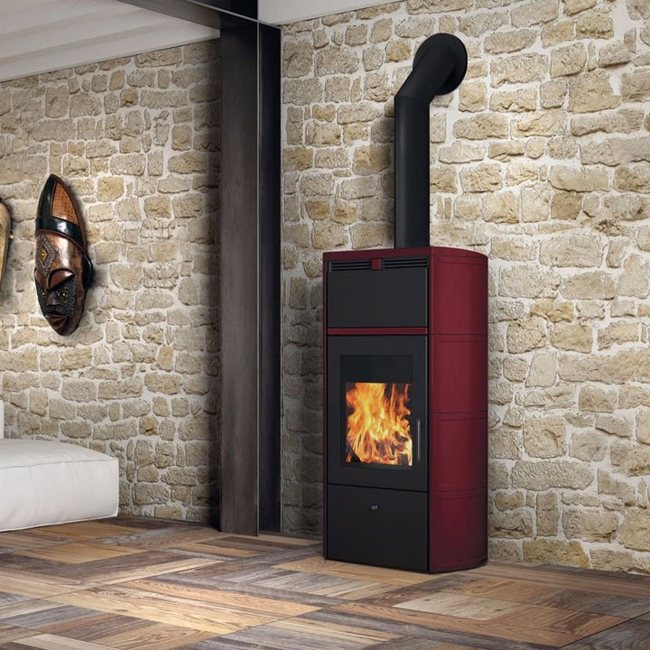 Печь FLAMMA 14 BORDEAUX (EdilKamin) 