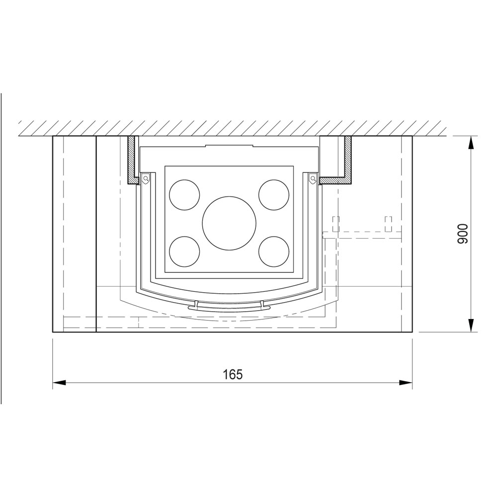 Облицовка TEXAS sx, под S78 3D (Palazzetti) 