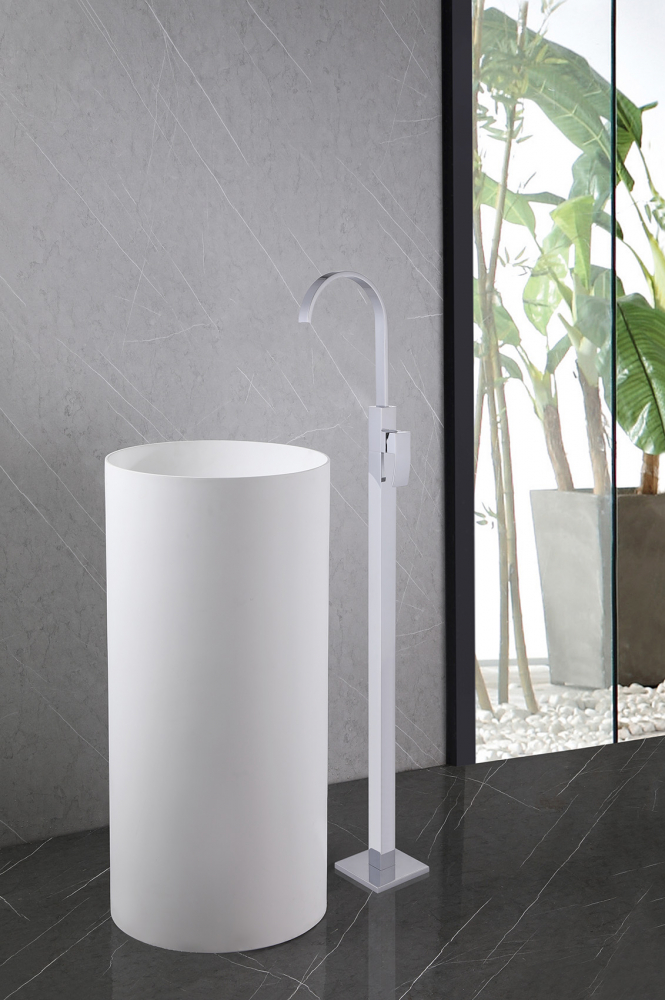 Смеситель Abber Wasserfall AF8640 для раковины, цвет хром 