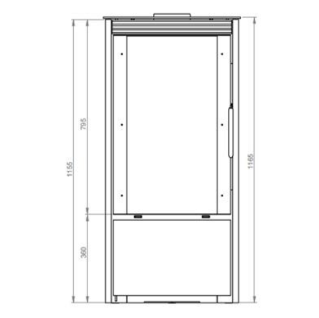 Печь камин EMBER SKI-211/210 