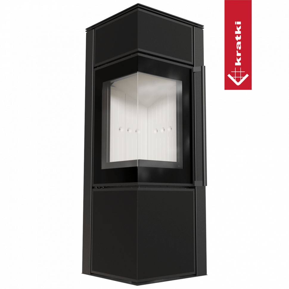 Печь Kratki PRO TORA/S 8 кВт Nero Assoluto 