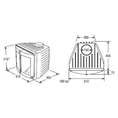 Каминная топка SK510 (Keddy) 