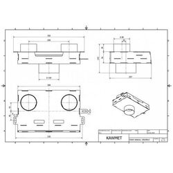 Подставка под Каминные топки KawMet W16-W17 