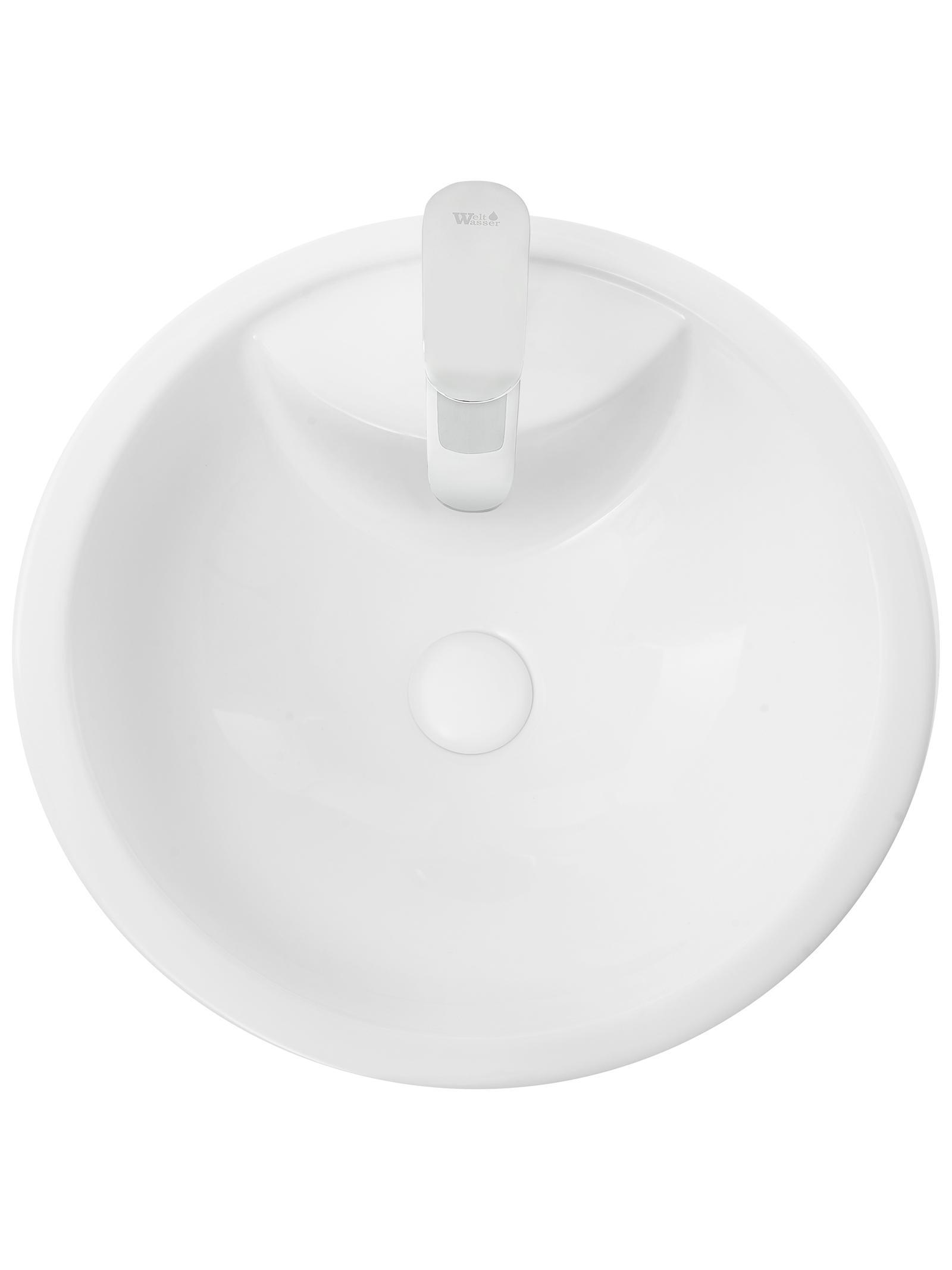 WW LEERBACH 4646 GL-WT Раковина напольная. 460х460х830 мм 