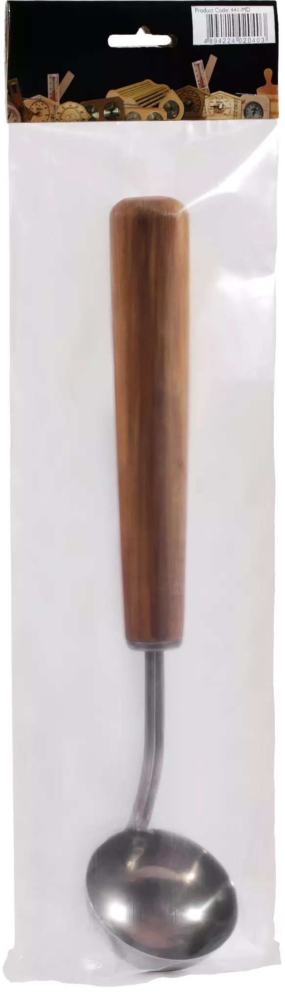 SAWO Черпак из нерж. с дерев. ручкой, 441-МD (D85) 118 ml 