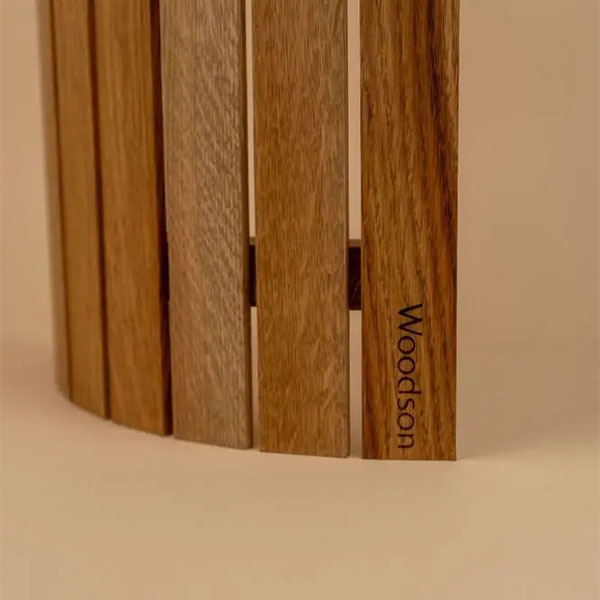 Абажур Woodson S4 угловой, дуб 