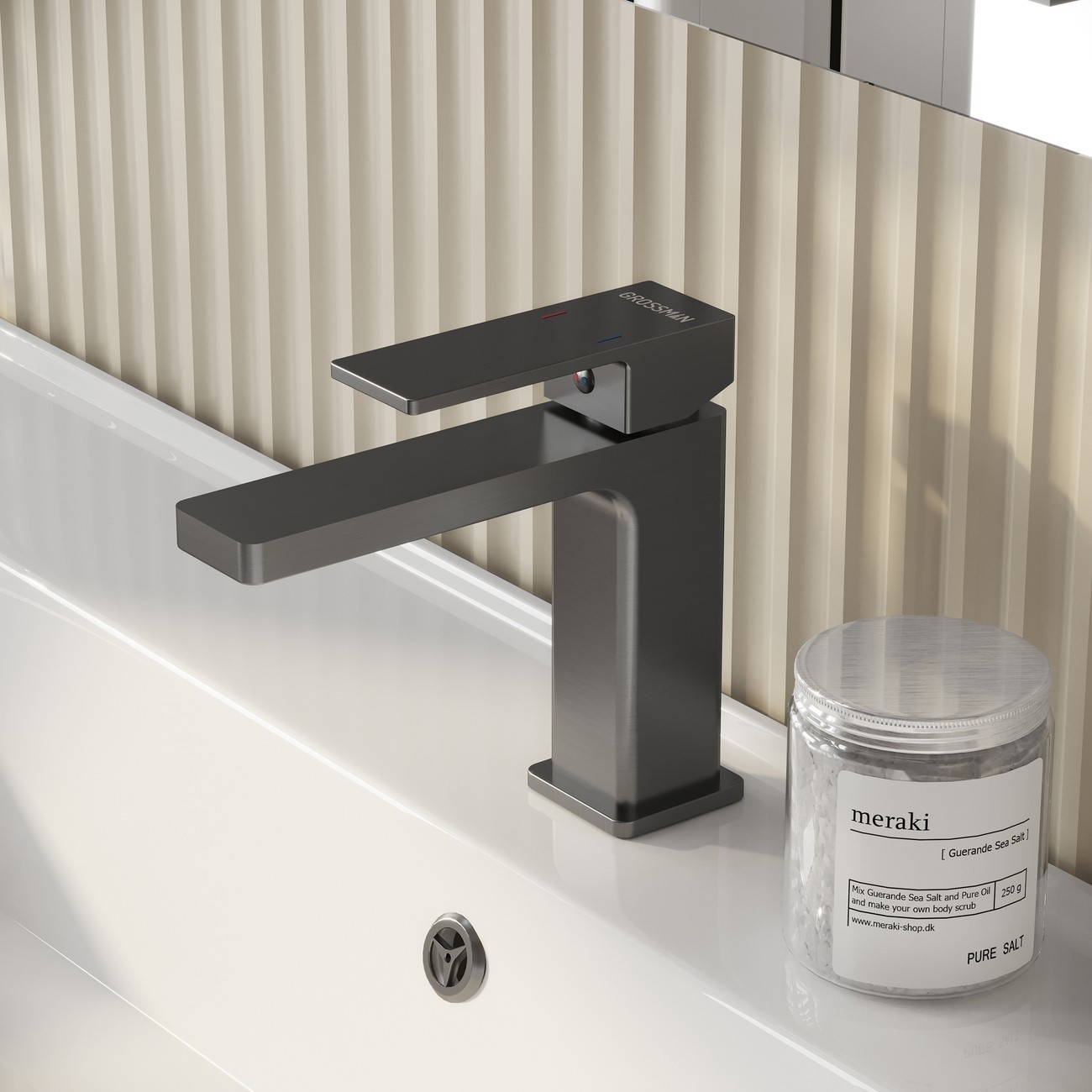 Смеситель для раковины Grossman Style 510.K35.05.420 графит сатиновый,1 место 