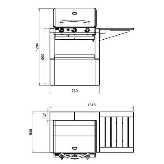 Модуль MELODY Crystal Grill (Sunday) 