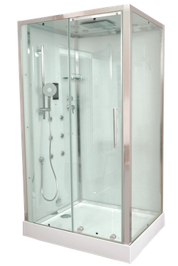 Душевая кабина Timo Premium Puro H-510L/H-510R, 90 x 120 см, левая/правая, стекло прозрачное, профиль хром 