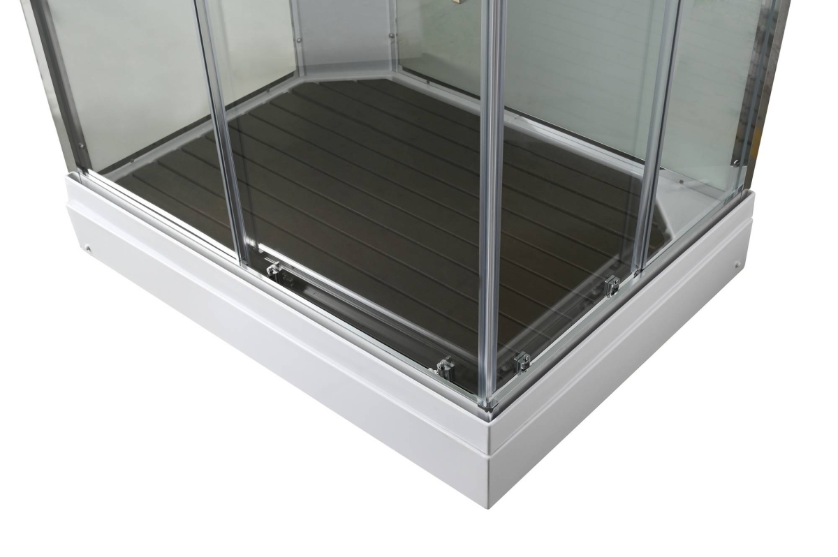 Душевая кабина Avacan K2011N 78215, 110 х 90 см, без крыши, поддон низкий, стекло прозрачное, профиль хром 