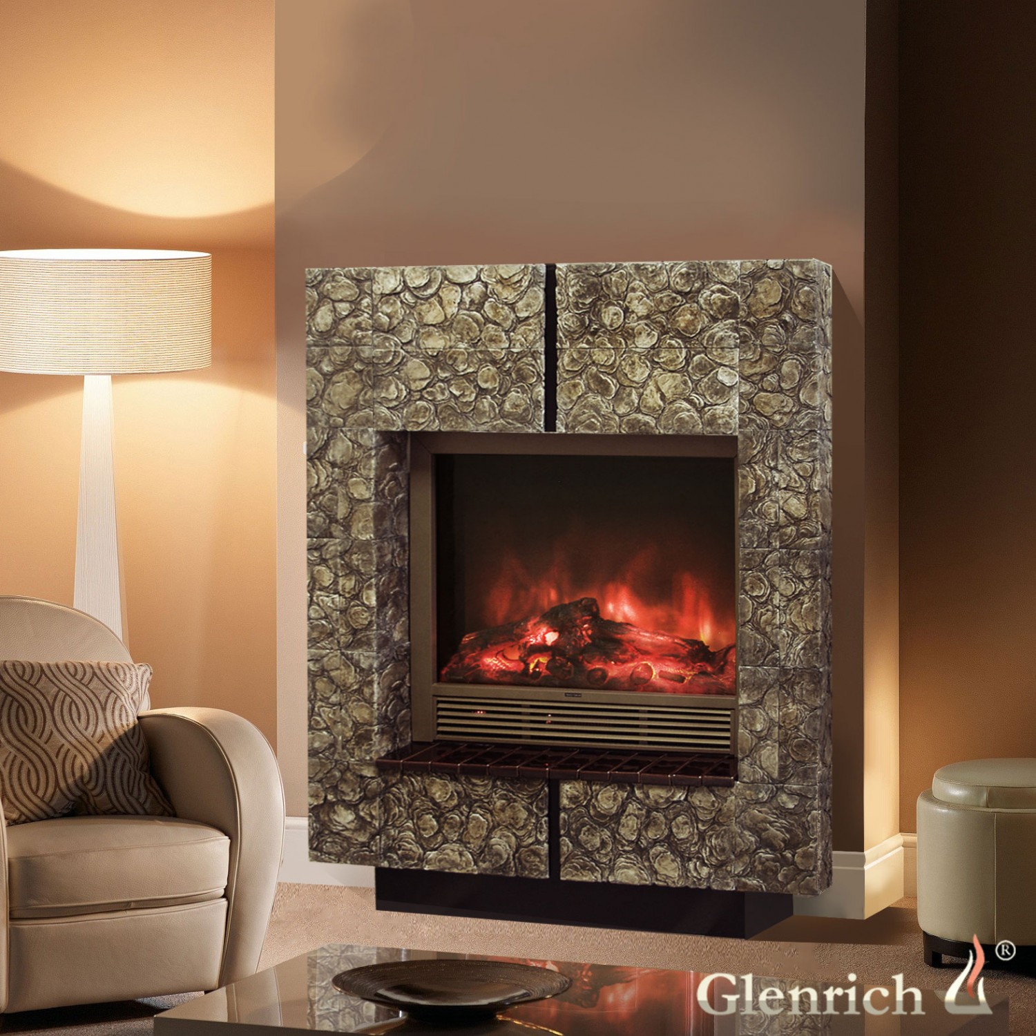 Электроочаг Glenrich Sharm 33BR 