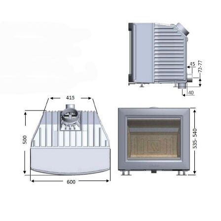 Каминная топка Keddy SK 2002 
