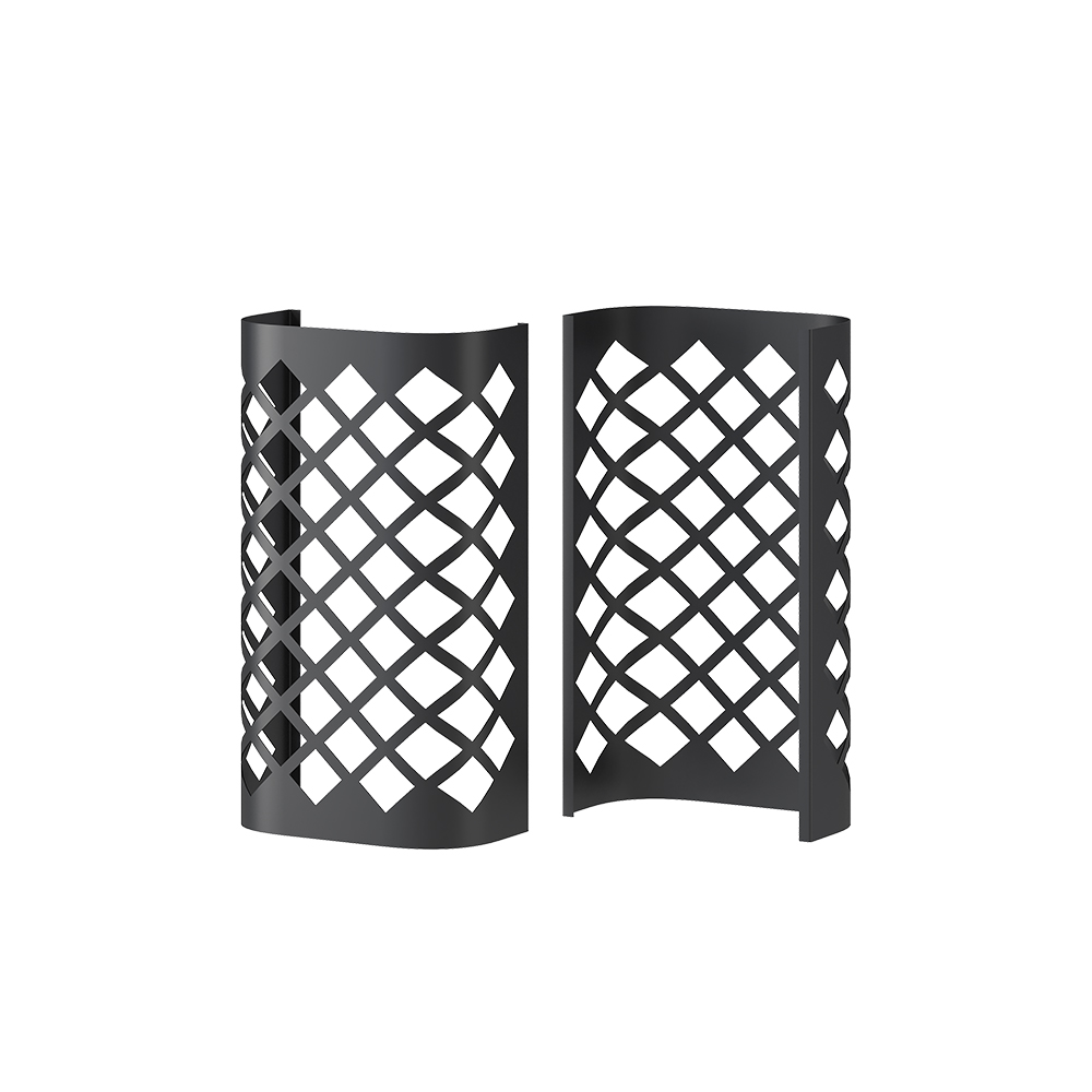 Сетка для камней на трубу "РОМБ" BLACK, L-450 