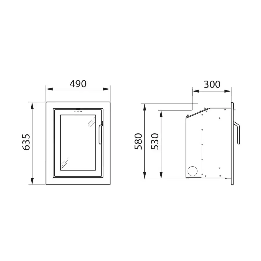 Каминная топка Contura i4M 