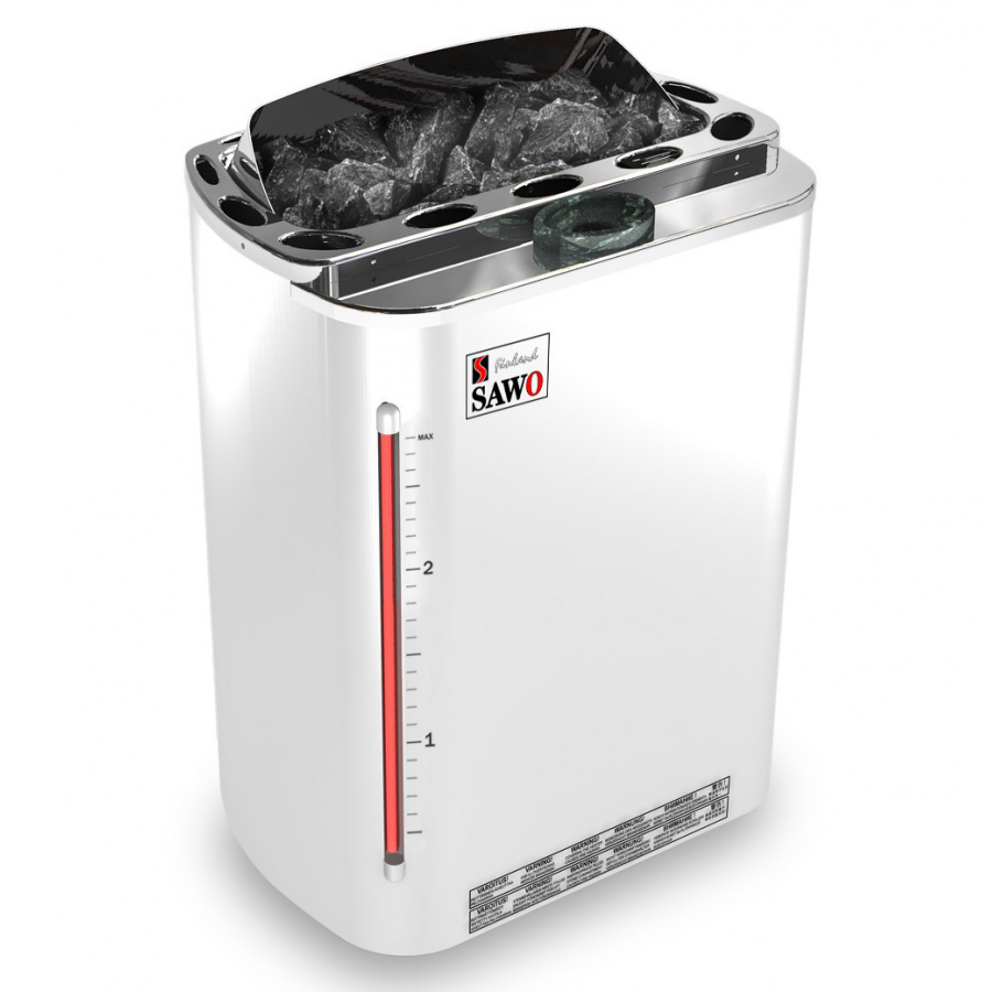 Электрическая печь SAWO MINI COMBI MNC-36NS-Z (3,6 кВт, с парогенератором, внутри оцинковка, снаружи нержавейка), выносной пульт (пульт и блок мощности докупаются отдельно) 