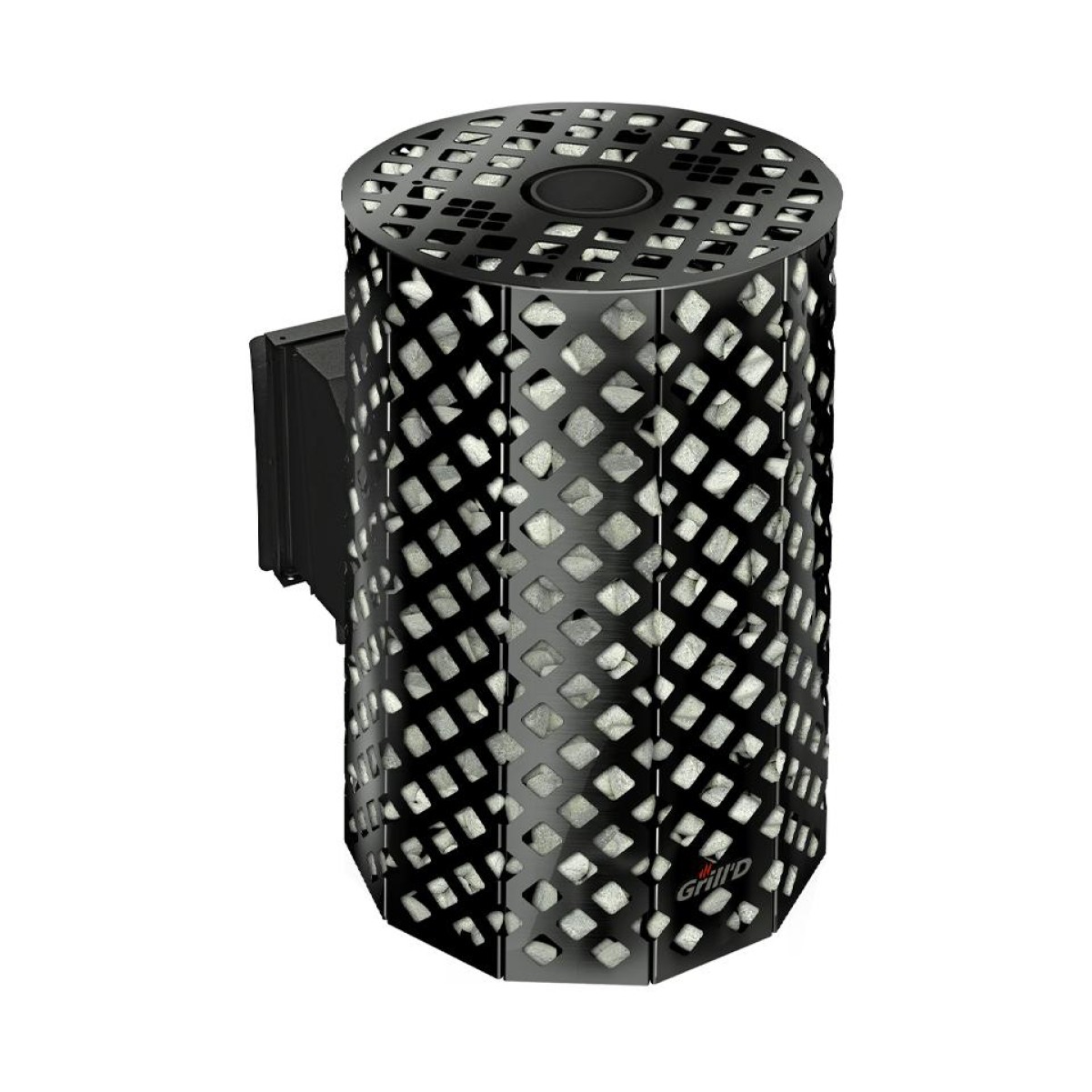 Дровяная печь для бани Grill’D Violet Romb Short Window Max 