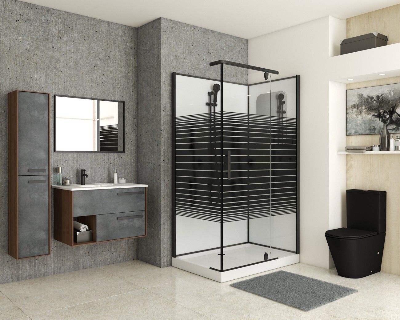 Душевая кабина Grossman Classic GR272QR (120х80х205) дверь распашная,4 места 