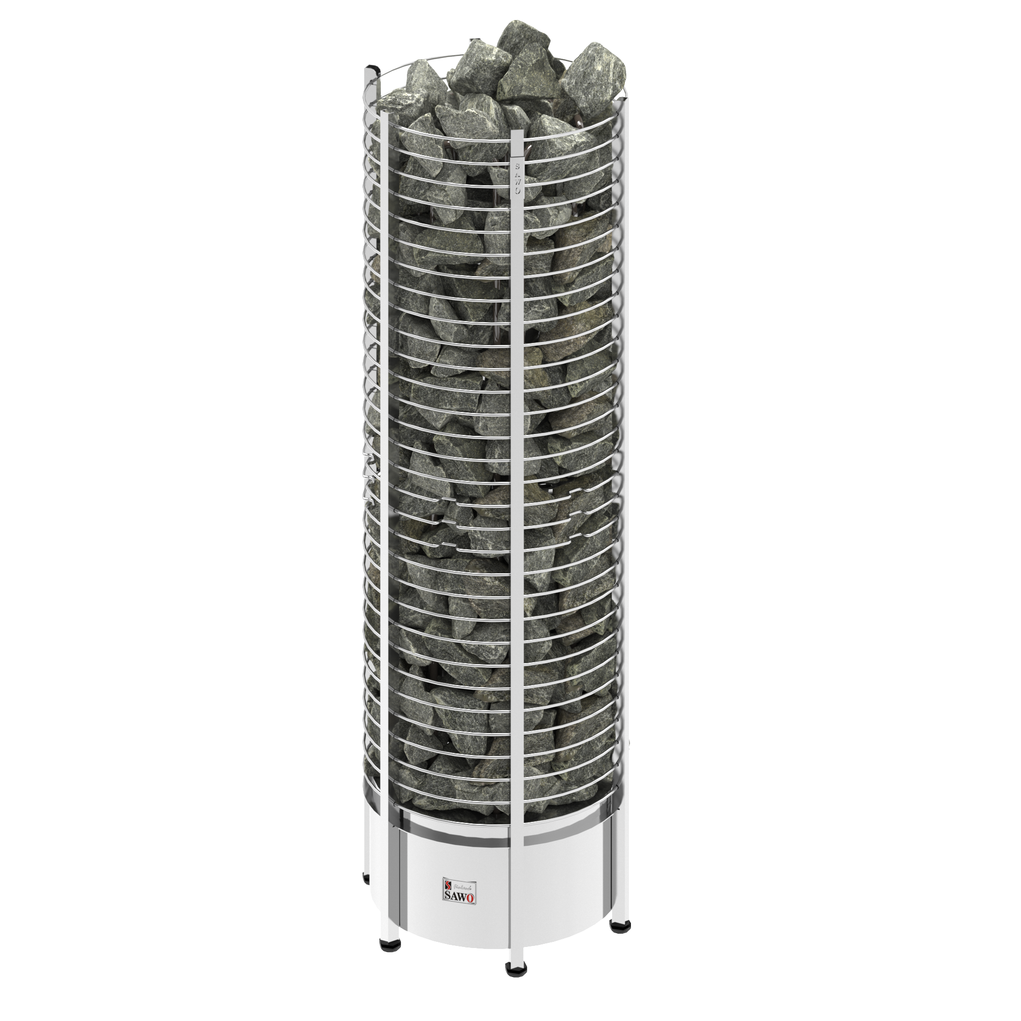 SAWO Электрическая печь TOWER вертикальная, круглая, 10,5 кВт, TH9-105NS-P, выносной пульт (пульт и блок мощности докупаются отдельно) 