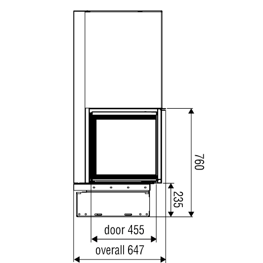 Каминная топка XP0080 LG (Axis) 