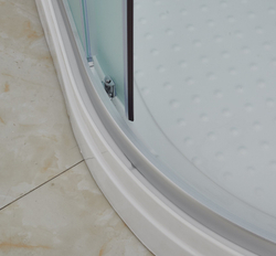 Душевая кабина Imwei XN-09FS, 90 x 90 см, средний поддон, стекла матовые, профиль серебристый 