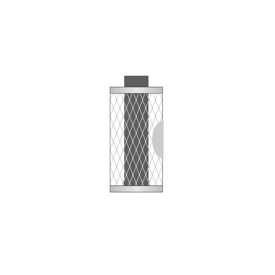 Комплект IKI Plus (cетка высотой 50 см + прямая дымовая труба 55 см) 