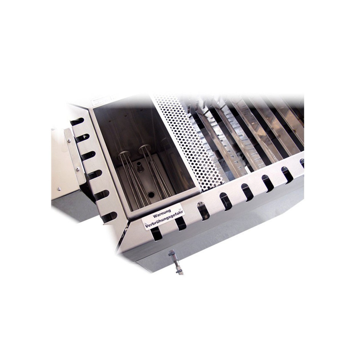 Электрическая печь Lang VapoTherm VG70, 15 кВт, с парогенератором и системой автозалива (цвет: нержавеющая сталь) 
