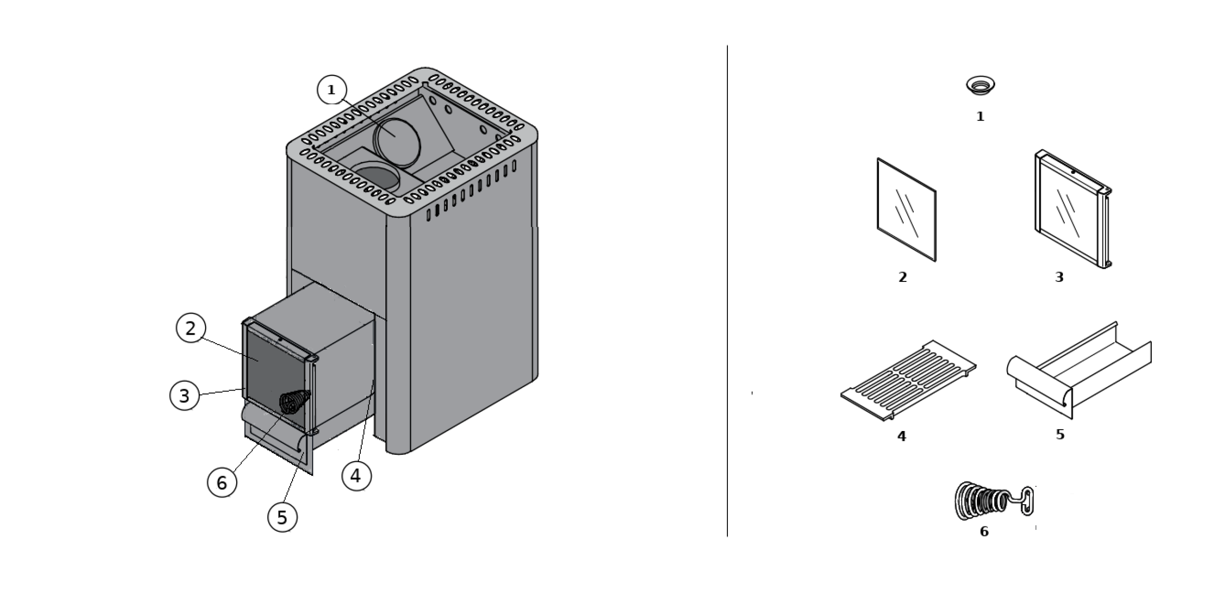 HARVIA Дровяная печь 16 SL black, артикул WK160BSL 