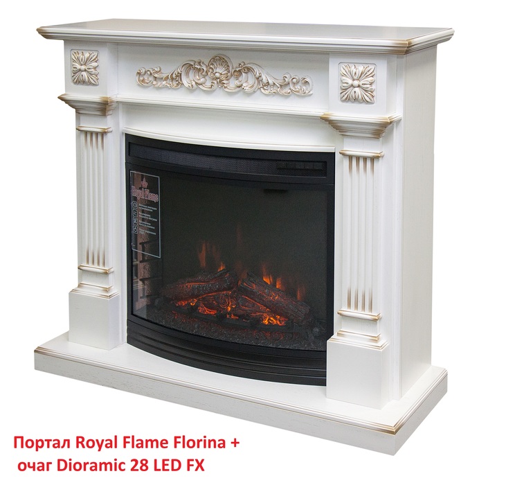 Портал Royal Flame Florina под очаг Dioramic 28 LED FX 