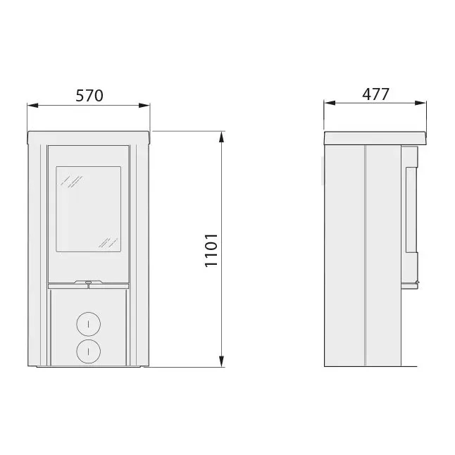 Печь камин Contura 520 